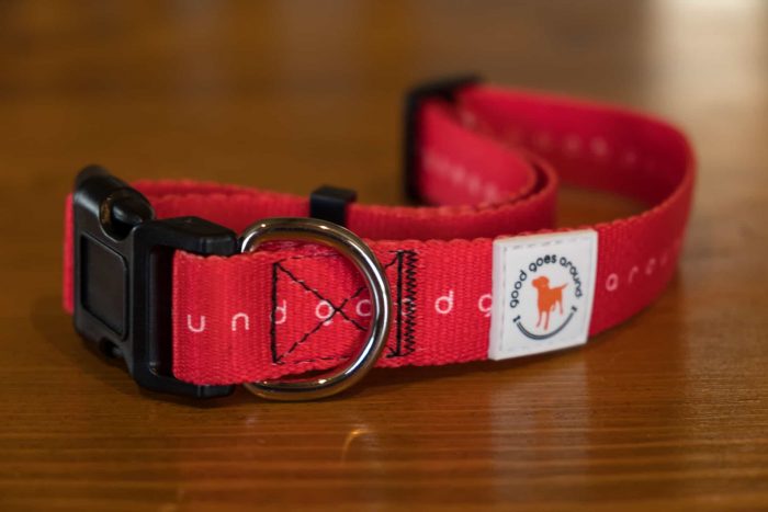 Good Goes Around - Red Dog Collar